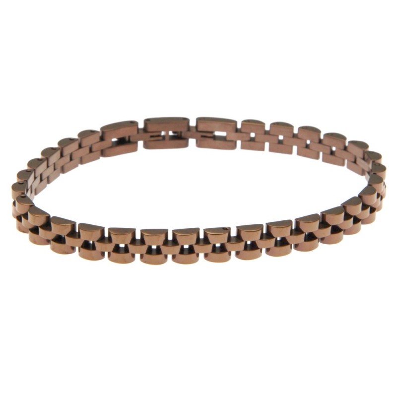 bracciale uomo in acciaio maglia rolex