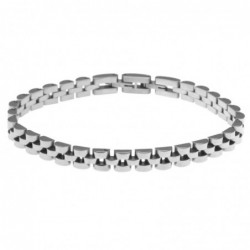 bracciale uomo in acciaio maglia rolex
