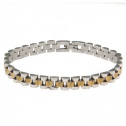 bracciale uomo in acciaio maglia rolex