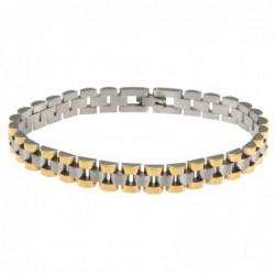 bracciale uomo in acciaio maglia rolex