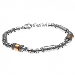 bracciale in acciaio uomo