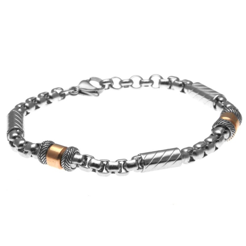 bracciale in acciaio uomo