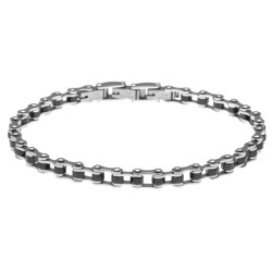 bracciale uomo bike catena moto in acciaio