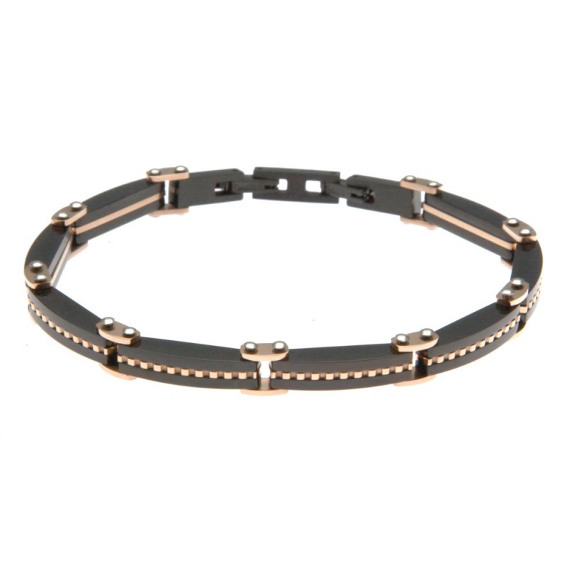 bracciale uomo in acciaio