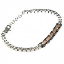 bracciale uomo acciaio