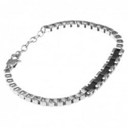 bracciale uomo acciaio