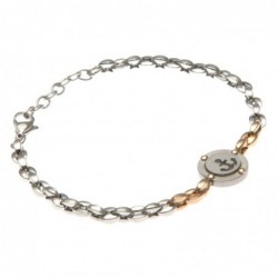 bracciale con ancora uomo in acciaio maglia marina
