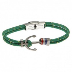 bracciale con ancora uomo e cordoncino