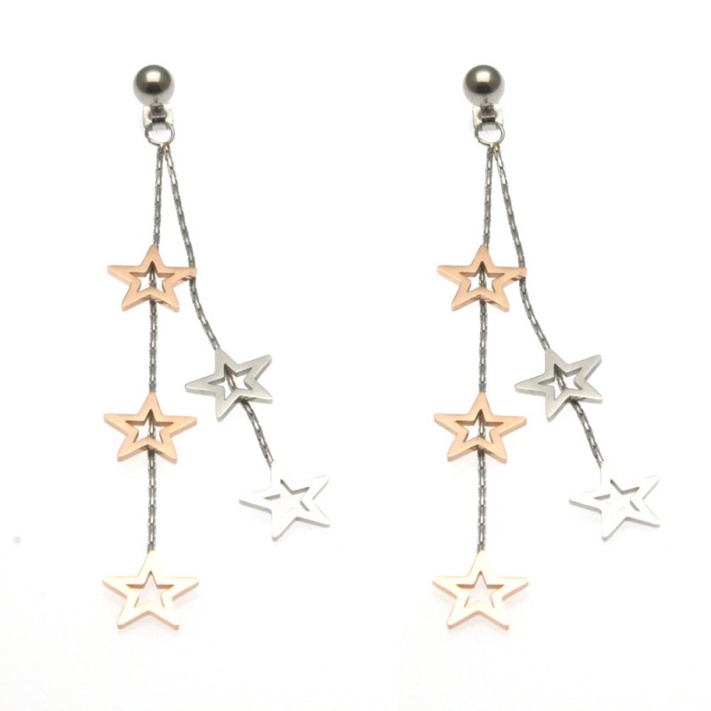 orecchini donna con stelline pendenti