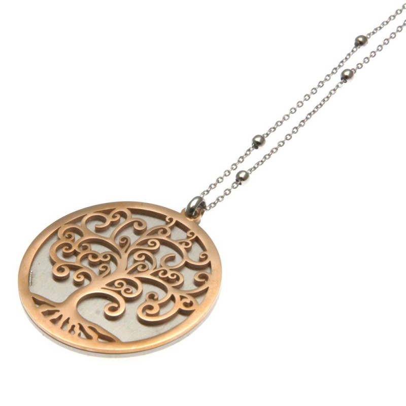 collana lunga da donna con ciondolo albero della vita