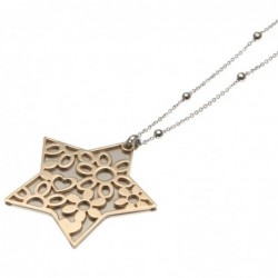collana lunga da donna con ciondolo stella