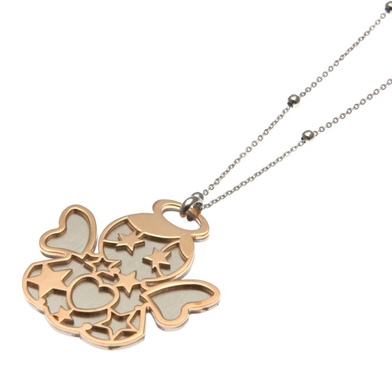 collana lunga da donna con ciondolo angioletto