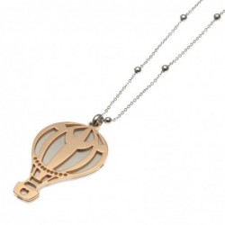 collana lunga da donna con ciondolo mongolfiera