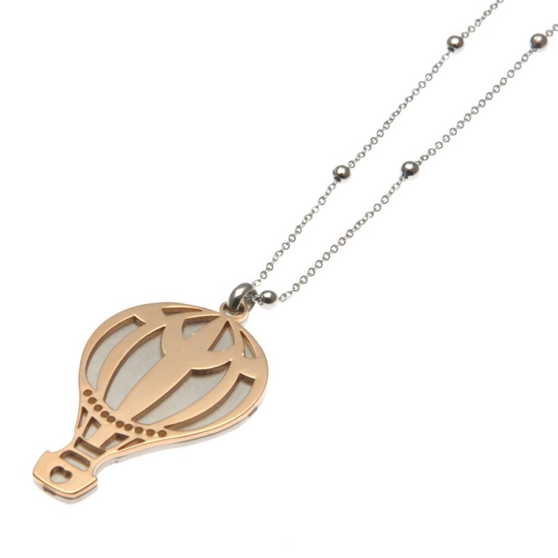 collana lunga da donna con ciondolo mongolfiera