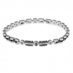 bracciale uomo con ancora in acciaio