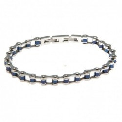 bracciale uomo bike catena bici o moto in acciaio