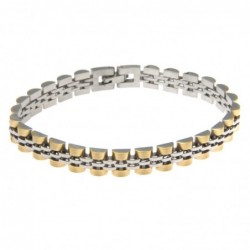 bracciale uomo maglia jubilee in acciaio