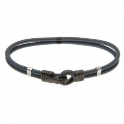 bracciale uomo in pelle chiusura particolare