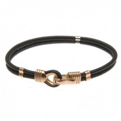 bracciale uomo in pelle chiusura particolare