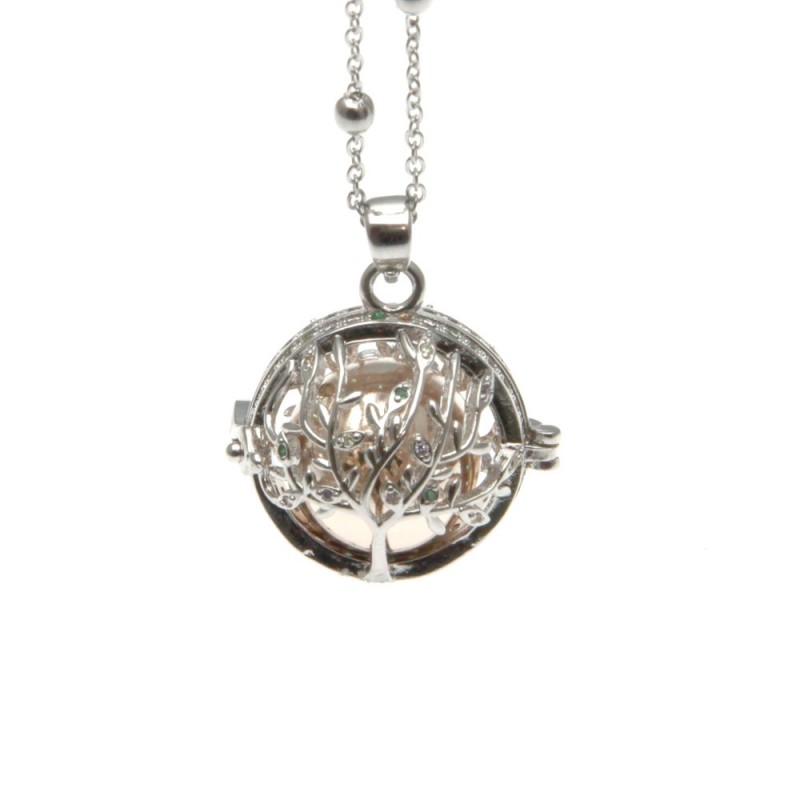 Chiama angeli collana in bronzo con albero della vita