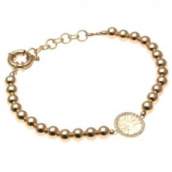 bracciale donna con albero della vita in bronzo