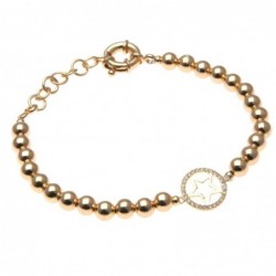bracciale donna con stellina in bronzo