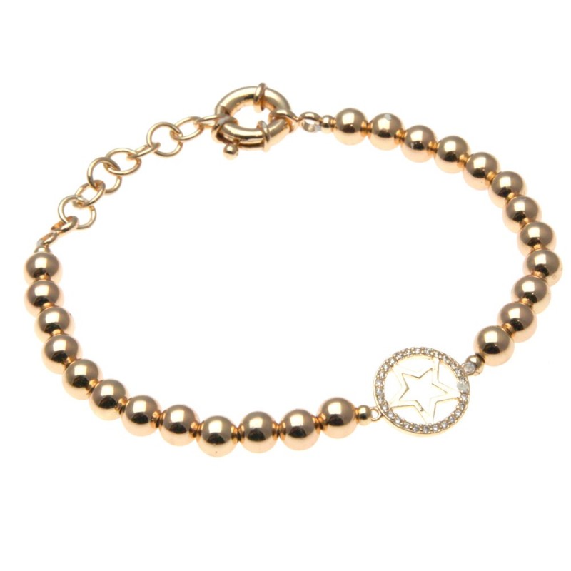 bracciale donna con stellina in bronzo