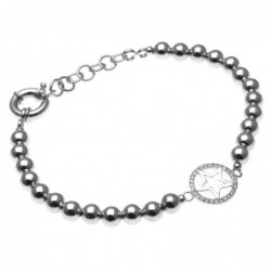 bracciale donna con stellina in bronzo