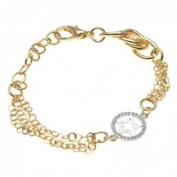 bracciale donna con stellina in bronzo