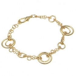 bracciale donna in bronzo dorato