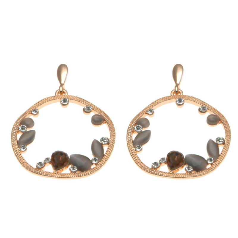 orecchini donna in bronzo pendenti a vite