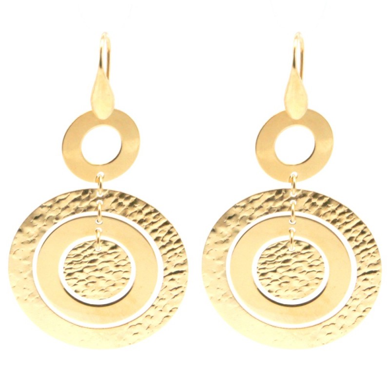 precchini donna pendenti in bronzo
