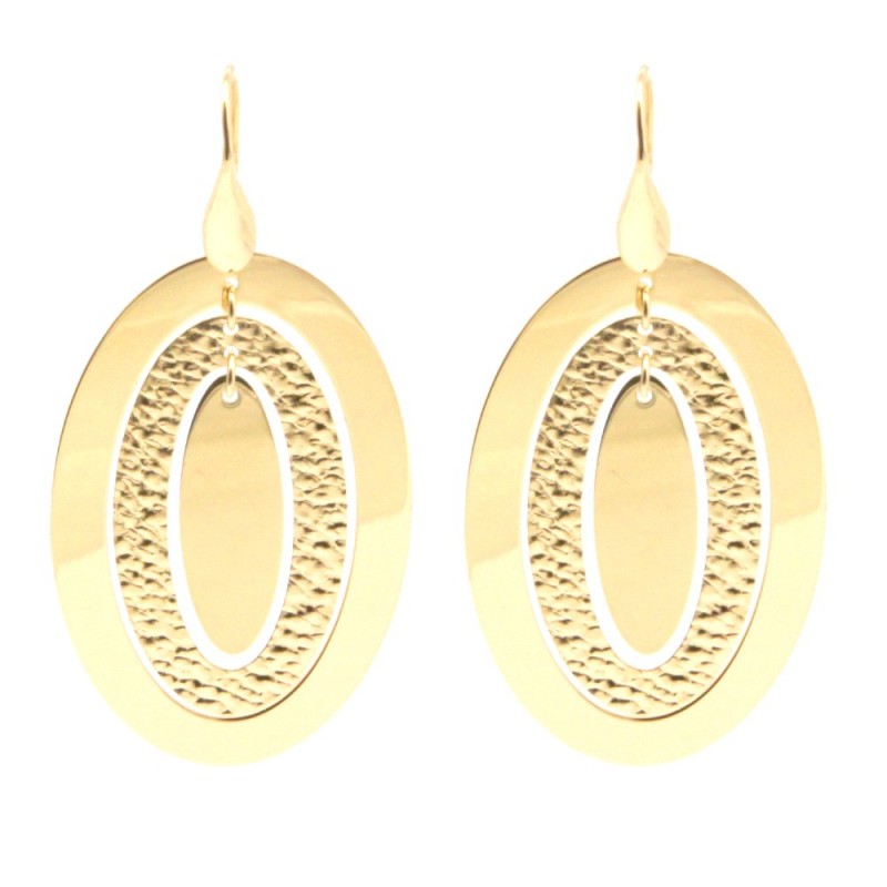 precchini donna pendenti in bronzo