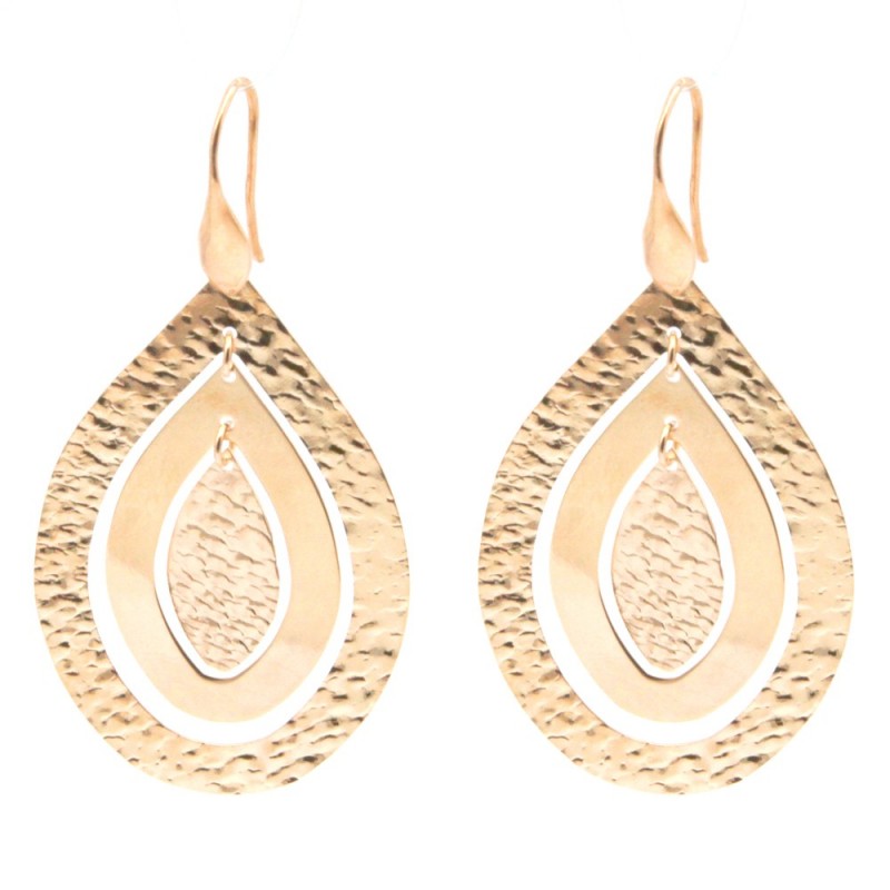 precchini donna pendenti in bronzo