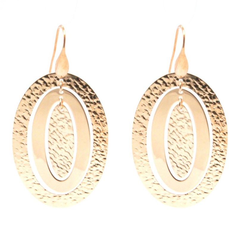 precchini donna pendenti in bronzo