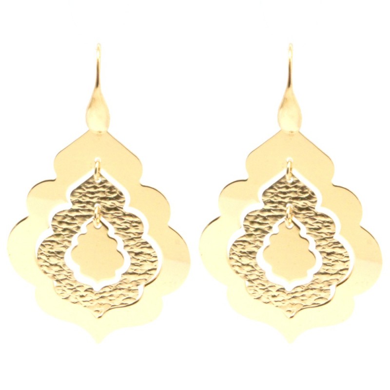 precchini donna pendenti in bronzo