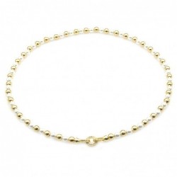 collana donna girocollo con perle e susta di strass
