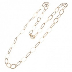 collana donna lunga in bronzo ramato