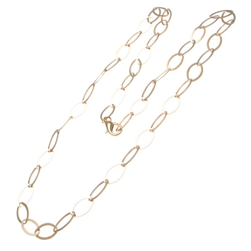 collana donna lunga in bronzo ramato