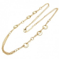 collana donna in bronzo dorato