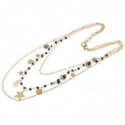 collana donna in bronzo con ciondoli