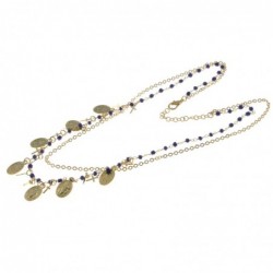 collana donna in bronzo con medaglie miracolose