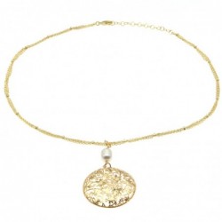 collana donna con ciondolo con fiori