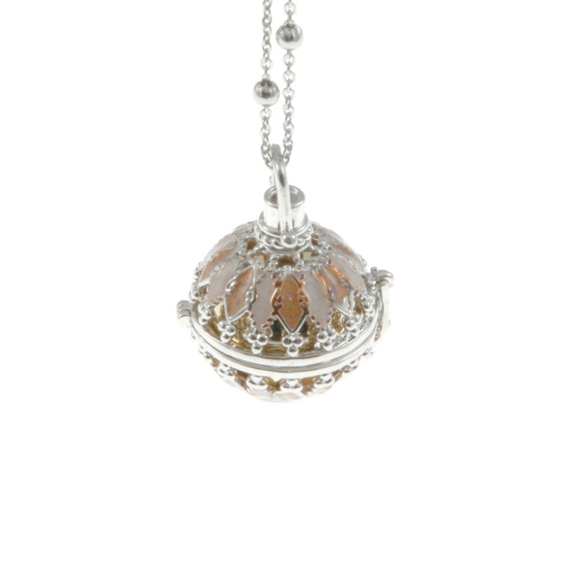 collana chiama angeli ciondolo in bronzo e smalti