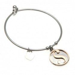 bracciale donna con lettera s rigido