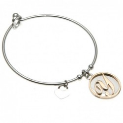 bracciale donna con lettera y rigido