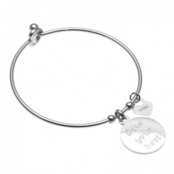 bracciale donna con scritta give your best