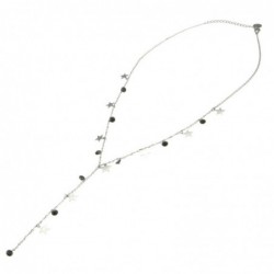 collana donna girocollo stelline e cristalli colorati