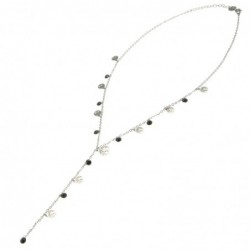 collana donna girocollo albero della vita e cristalli colorati