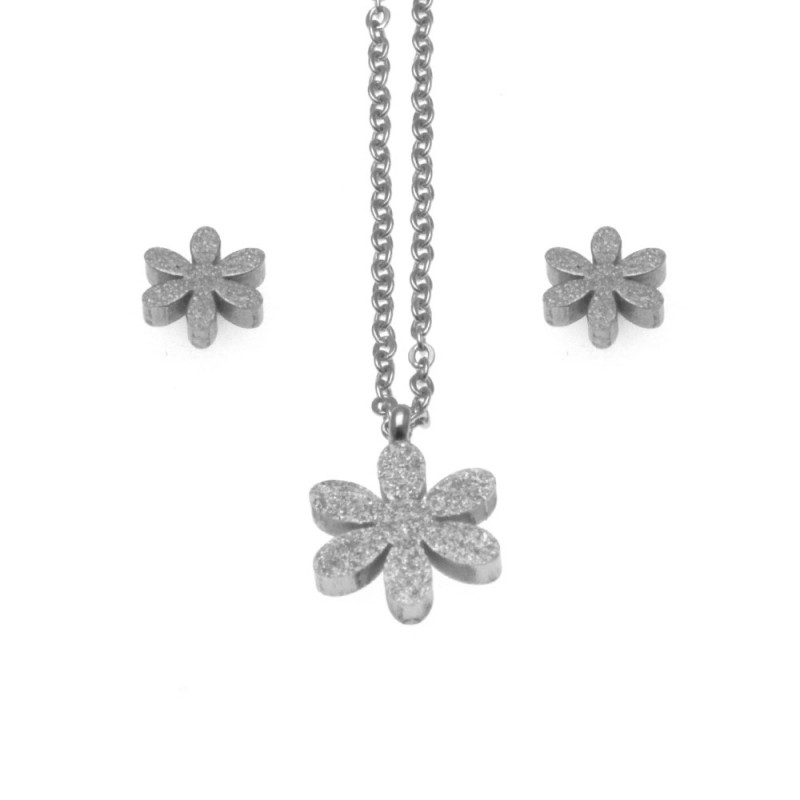 Parure donna con fiorellini